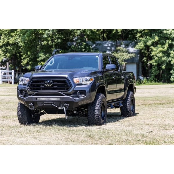 Front Bumper - Hybrid - 9500-Lb Pro Series Winch - Synthetic Rope - Toyota Tacoma (16-23)