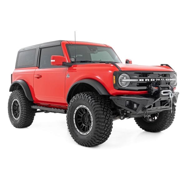 Rough Country BA2 Running Boards - Side Step Bars - 2-Door - Ford Bronco (2021-2023)