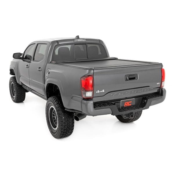 Rough Country Retractable Bed Cover - 5' Bed - Double Cab - Toyota Tacoma (16-23)