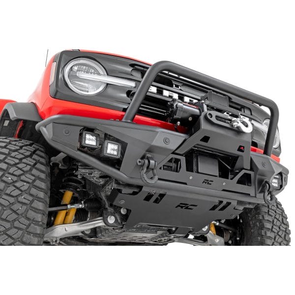 Front Bumper - Tubular - w Winch Plate - Ford Bronco (21-23)