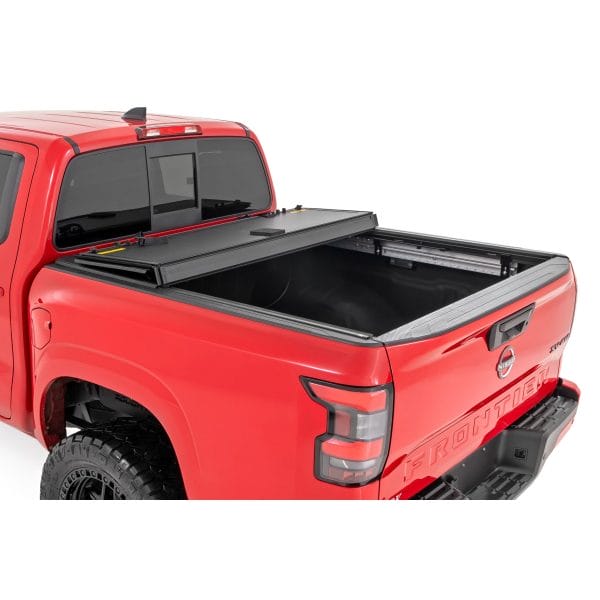 Hard Tri-Fold Flip Up Bed Cover - 5' Bed - Nissan Frontier (22-23)