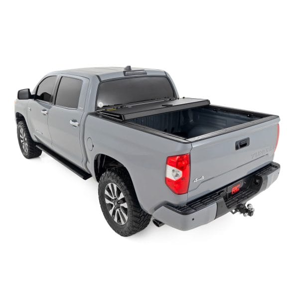 Hard Tri-Fold Flip Up Bed Cover - 5'7" Bed - Toyota Tundra (07-21)