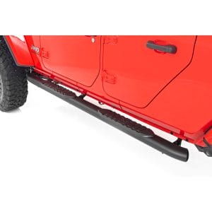 Oval Nerf Steps - Black - Jeep Gladiator JT (20-23)