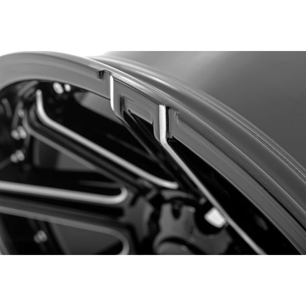 Rough Country Rough Country 88 Series Wheel - One-Piece - Gloss Black - 17x9 - 6x135 - -12mm