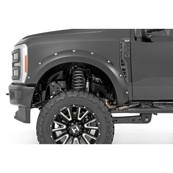 Traditional Pocket Fender Flares - JS Iconic Silver - Ford F-250 F-350 Super Duty (2023)