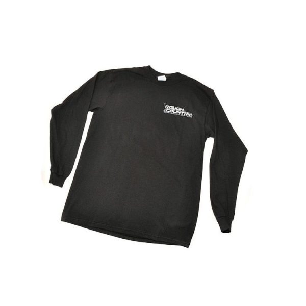 Rough Country T-shirt - Long Sleeve - Black - Size MD