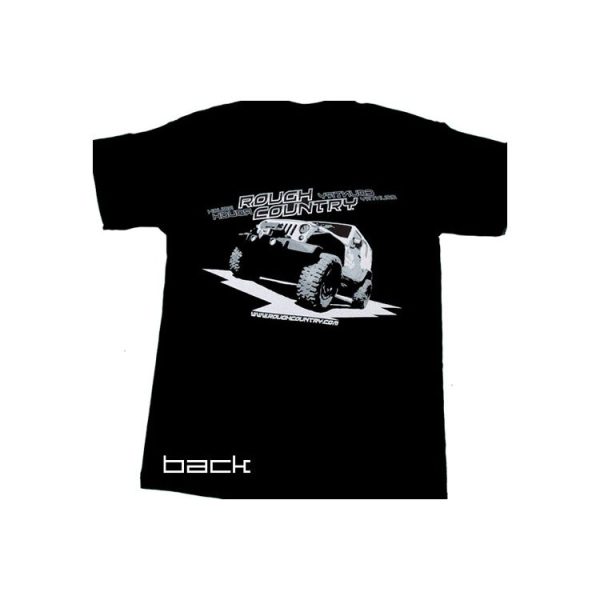 Rough Country T-Shirt - Black - Size 2XL