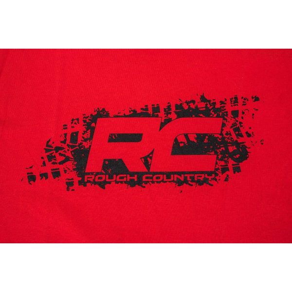 Rough Country T-Shirt - Rough Country Tread - Red - Size SM