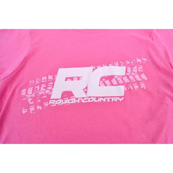 Rough Country T-Shirt - Women Fts Fit - Pink - Size M