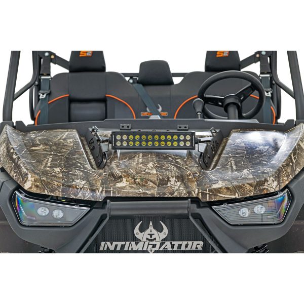 12" DRL LED Light Kit - Hood Mount - Single Row - Intimidator GC1K GC1K Crew (18-22)