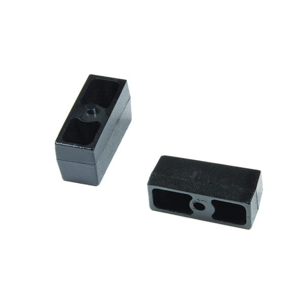 Rear Lift Blocks - 5/8 in Pin - Cast Iron - 2 Inch Lift - Universal Fitment