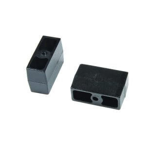 Rear Lift Blocks - Flat - 5/8 in Pin - Cast Iron - 4 Inch Lift - Universal Fitment