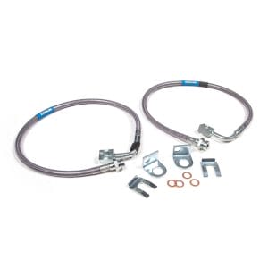 Rear Brake Line Set - Stainless Steel - Fits 4-6.5 Inch Lift - Jeep Wrangler JK (07-18)