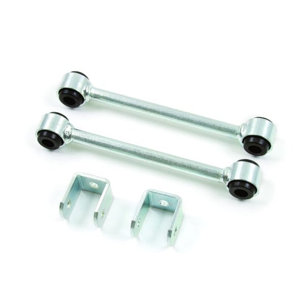 Front Sway Bar Link Kit - Fits 2-4 Inch Lift - Jeep Wrangler TJ (97-06)- Cherokee XJ (84-01)- Grand Cherokee (93-04)