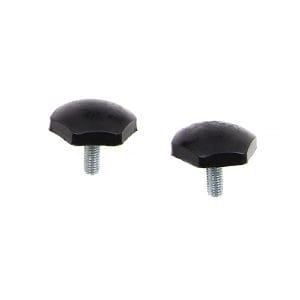 Low Profile Bump Stops - Pair - Black