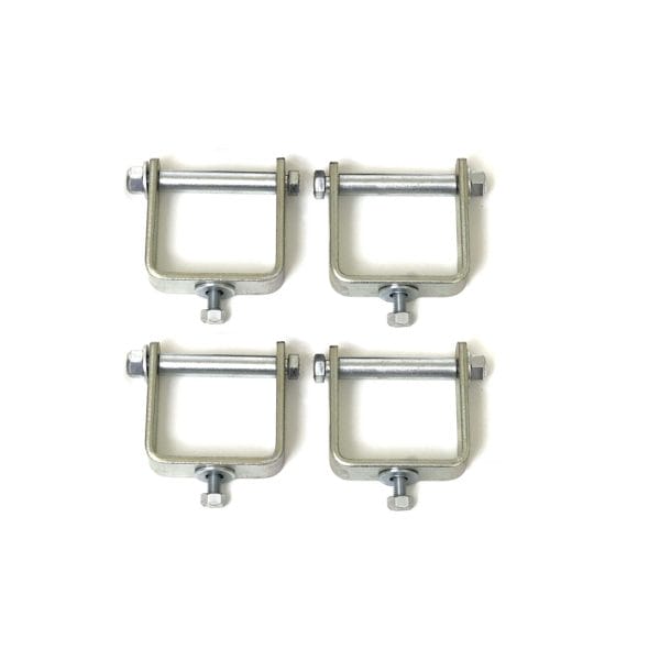 Spring Clamps - Bolt Style - 3 Inch Wide - 4 Pack