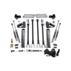 4 Inch Lift Kit - 4-Link Conversion - Ford F250/F350 Super Duty (17-19) 4WD - Diesel