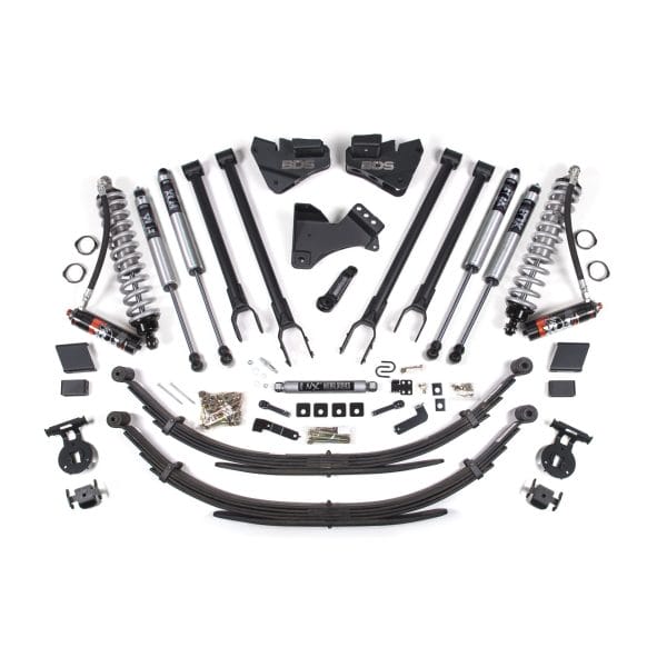 5 Inch Lift Kit w/ 4-Link - FOX 2.5 Performance Elite Coil-Over Conversion - Ford F250/F350 Super Duty (20-22) 4WD - Diesel