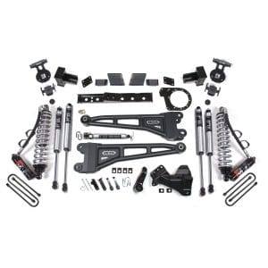 6 Inch Lift Kit w/ Radius Arm - FOX 2.5 Performance Elite Coil-Over Conversion - Ford F350 Super Duty DRW (20-22) 4WD - Diesel