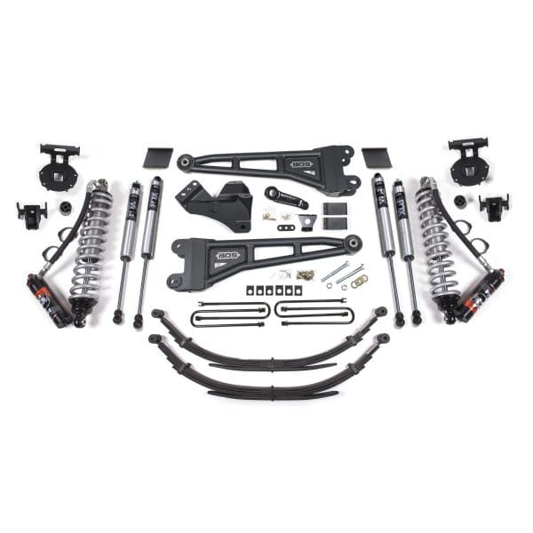 6 Inch Lift Kit w/ Radius Arm - FOX 2.5 Performance Elite Coil-Over Conversion - Ford F250/F350 Super Duty (11-16) 4WD - Diesel