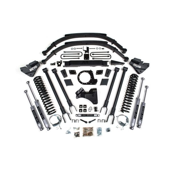 9 Inch Lift Kit w/ 4-Link - Ford F250/F350 Super Duty (20-22) 4WD - Diesel