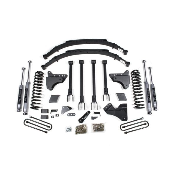 6 Inch Lift Kit w/ 4-Link - Ford F250/F350 Super Duty (08-10) 4WD - Diesel