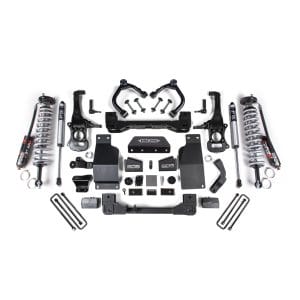 4 Inch Lift Kit - FOX 2.5 Performance Elite Coil-Over - Chevy Silverado or GMC Sierra 1500 (19-24) 4WD - Diesel