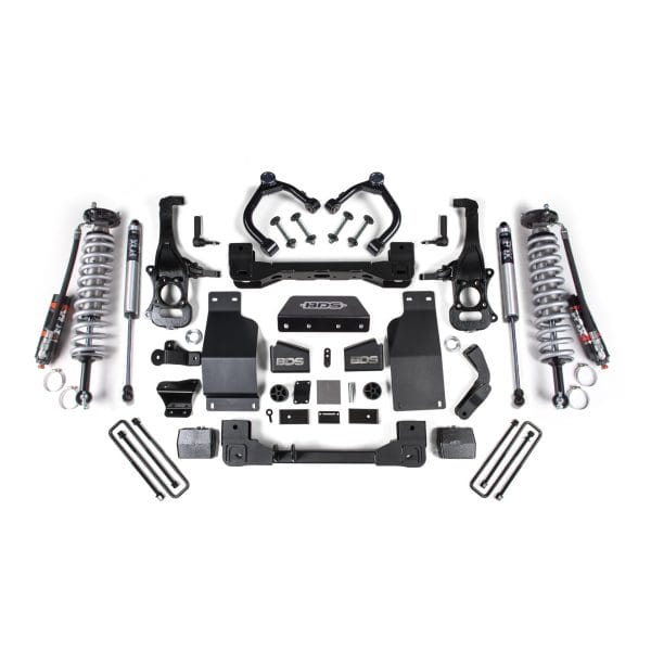 4 Inch Lift Kit - FOX 2.5 Performance Elite Coil-Over - Chevy Trail Boss or GMC AT4 1500 (20-24) 4WD - Diesel