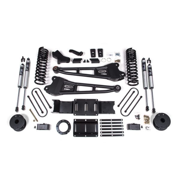 4 Inch Lift Kit w/ Radius Arm - Ram 3500 w/ Rear Air Ride (19-24) 4WD - Diesel