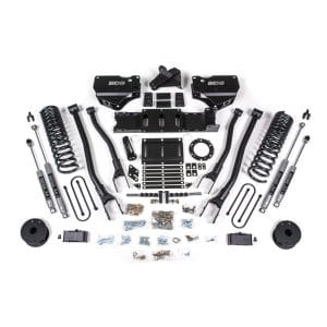 4 Inch Lift Kit w/ 4-Link - Ram 3500 w/ Rear Air Ride (19-24) 4WD - Gas