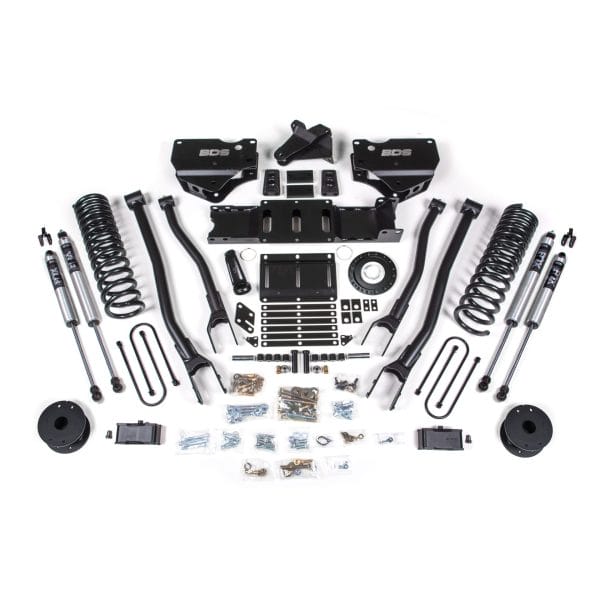 4 Inch Lift Kit w/ 4-Link - Ram 3500 w/ Rear Air Ride (19-24) 4WD - Diesel