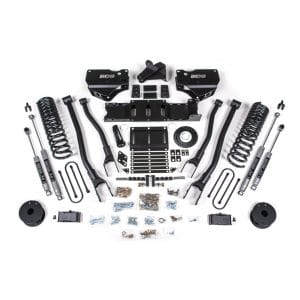 4 Inch Lift Kit w/ 4-Link - Ram 3500 w/ Rear Air Ride (19-24) 4WD - Diesel