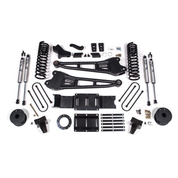 5.5 Inch Lift Kit w/ Radius Arm - Ram 3500 w/ Rear Air Ride (19-24) 4WD - Gas