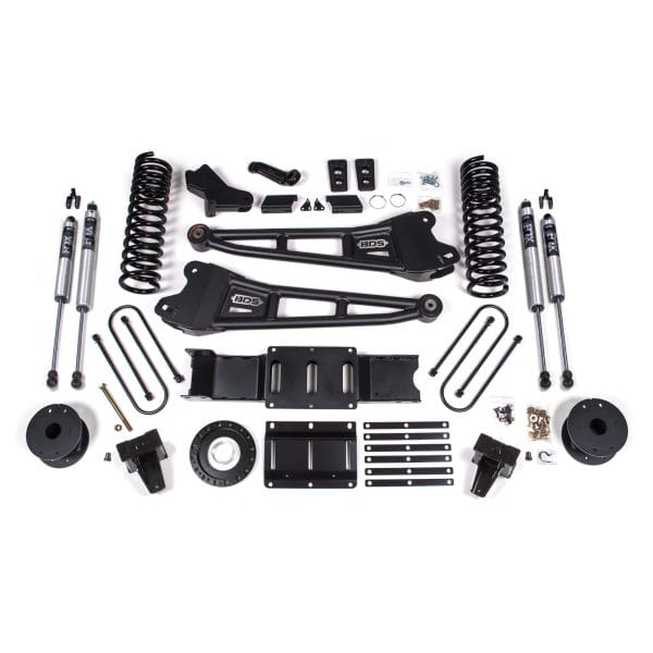 6 Inch Lift Kit w/ Radius Arm - Ram 3500 w/ Rear Air Ride (19-24) 4WD - Diesel