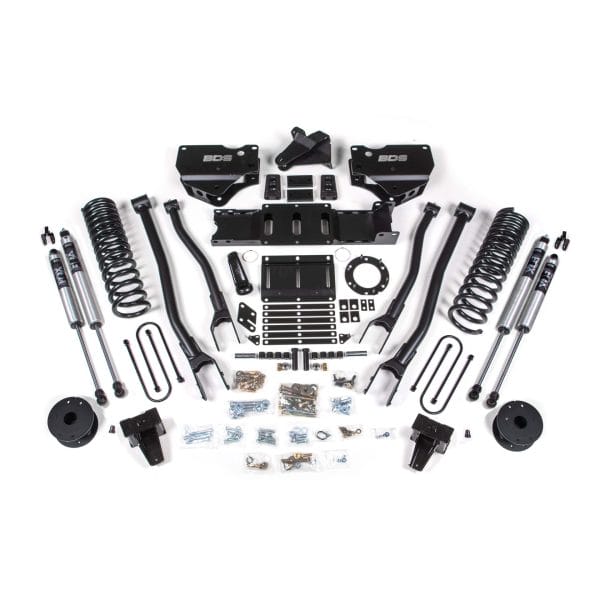 5.5 Inch Lift Kit w/ 4-Link - Ram 3500 w/ Rear Air Ride (19-24) 4WD - Gas