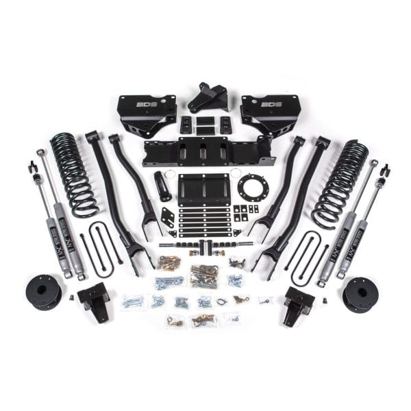 6 Inch Lift Kit w/ 4-Link - Ram 3500 w/ Rear Air Ride (19-24) 4WD - Diesel