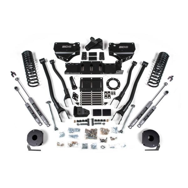 5.5 Inch Lift Kit w/ 4-Link - Ram 2500 w/ Rear Air Ride (19-24) 4WD - Gas