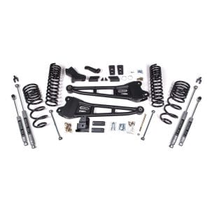 4 Inch Lift Kit w/ Radius Arm - Ram 2500 (14-18) 4WD - Gas