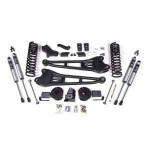 4 Inch Lift Kit w/ Radius Arm - Ram 2500 w/ Rear Air Ride (14-18) 4WD - Gas