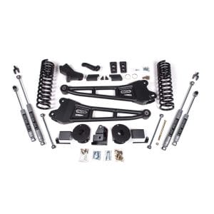 4 Inch Lift Kit w/ Radius Arm - Ram 2500 w/ Rear Air Ride (14-18) 4WD - Gas