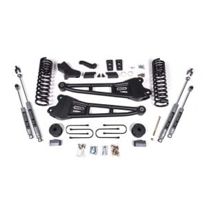 4 Inch Lift Kit w/ Radius Arm - Ram 3500 w/ Rear Air Ride (13-18) 4WD - Diesel