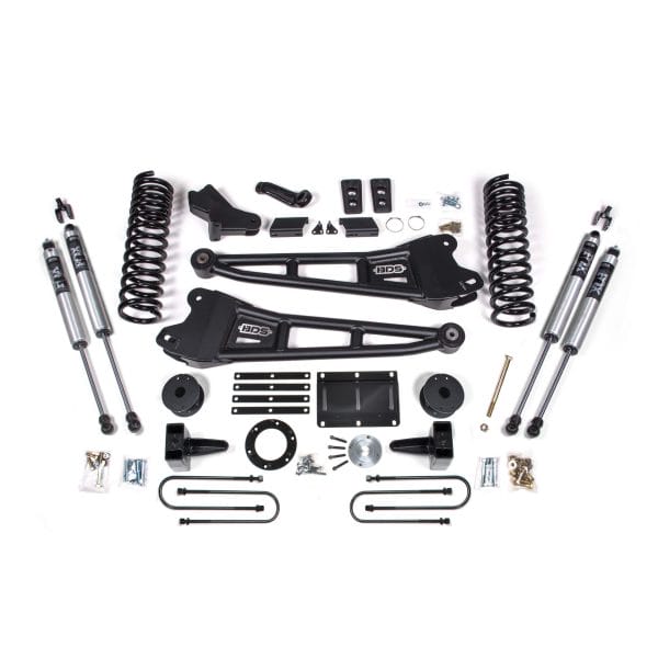 5.5 Inch Lift Kit w/ Radius Arm - Ram 3500 w/ Rear Air Ride (13-18) 4WD - Gas