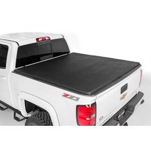 Rough Country Bed Cover - Tri Fold - Soft - 5' Bed - Toyota Tacoma 2WD 4WD (05-15)