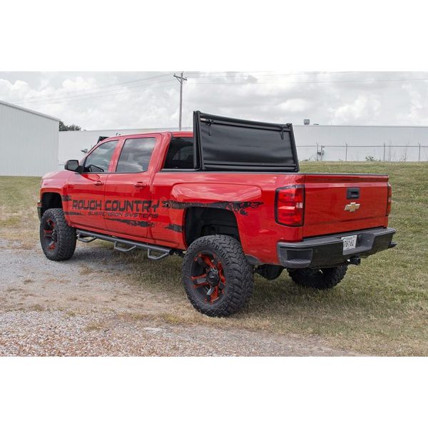 Rough Country Bed Cover - Tri Fold - Soft - 5' Bed - Toyota Tacoma 2WD 4WD (05-15)