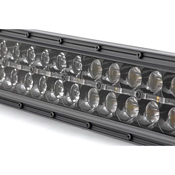 Rough Country Black Series LED Light - 12 Inch - Dual Row - White DRL