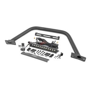 Safari Bar - 12" LED Light Bar - Black - DRL - Single Row - OE Modular Steel - Ford Bronco (21-23)