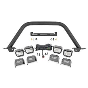 Safari Bar - 3" OSRAM (Quad) - Wide - OE Modular Steel - Ford Bronco (21-23)