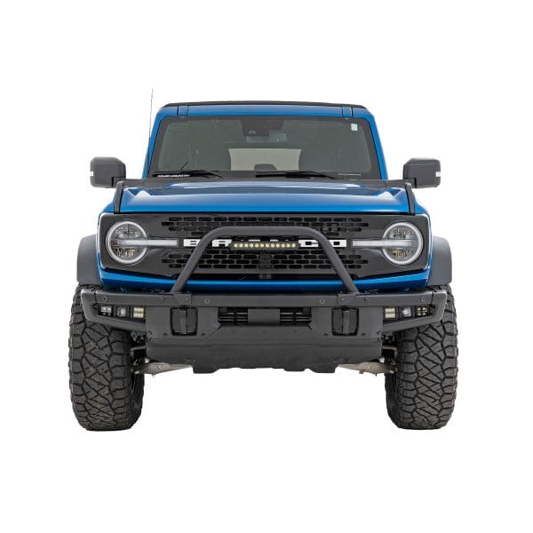 Safari Bar - 12" LED Light Bar - Black - Single Row - OE Modular Steel - Ford Bronco (21-23)