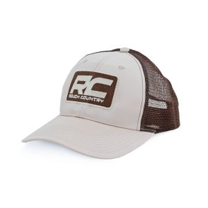 Rough Country Hat - Brown Mesh - Rough Country Patch - Khaki -MC6901