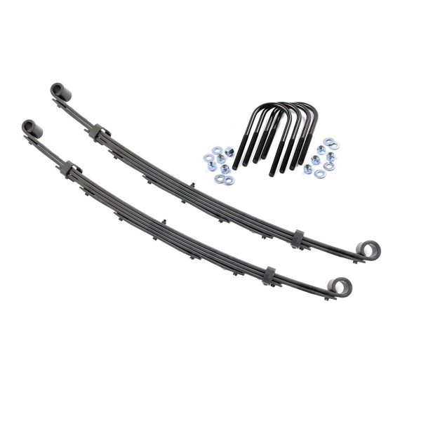 Front Leaf Springs - 4" Lift - Pair - GMC Half-Ton Suburban 4WD (1969-1972)